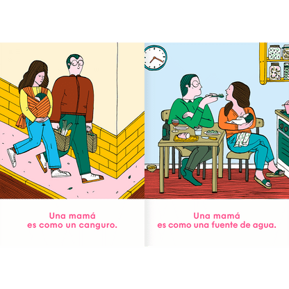 AMANUTA Libros Una mamá es como una casa 978-956-364-129-5