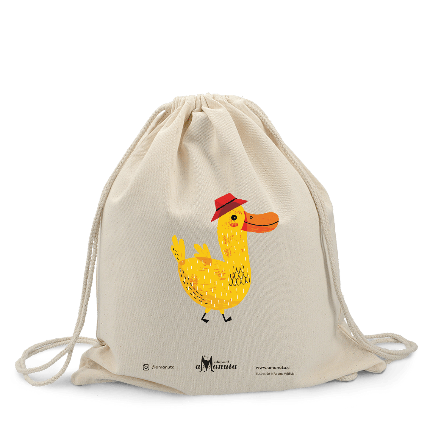 AMANUTA Mochila Mochila Con Estampado De Pato MOCHPAT01