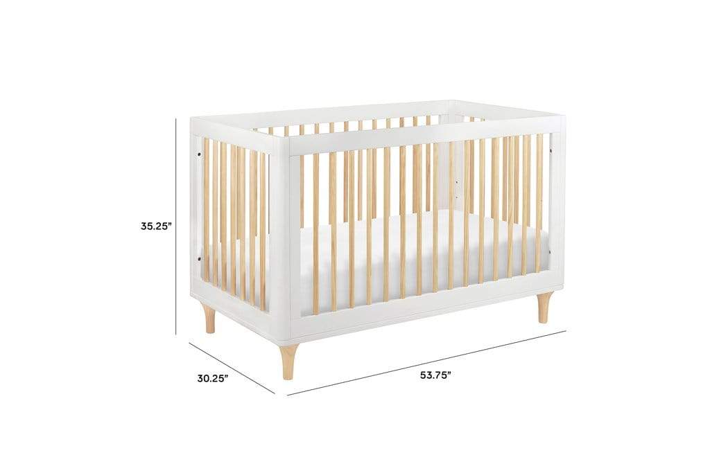 Babyletto cunas Cuna Convertible 3 en 1 Lolly White/Natural (NO INCLUYE COLCHON) M9001WN