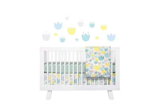 Babyletto cunas Juego de Sábanas de Cama 6 piezas Tulip para Cuna  Babyletto T11330