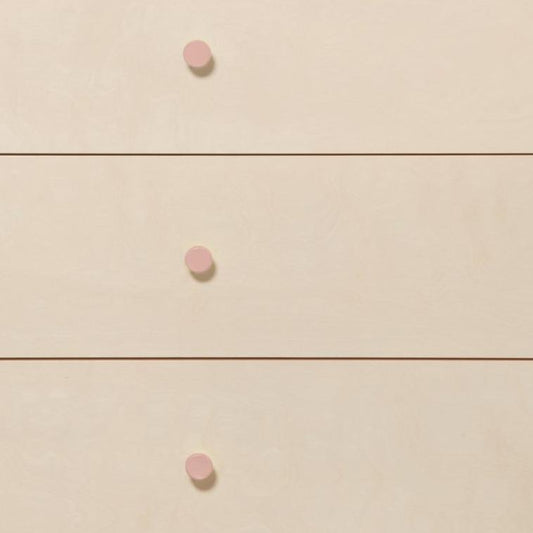 Babyletto mudadores Cambio de color de perillas de la comoda Gelato de Babyletto Rosado M12971LP