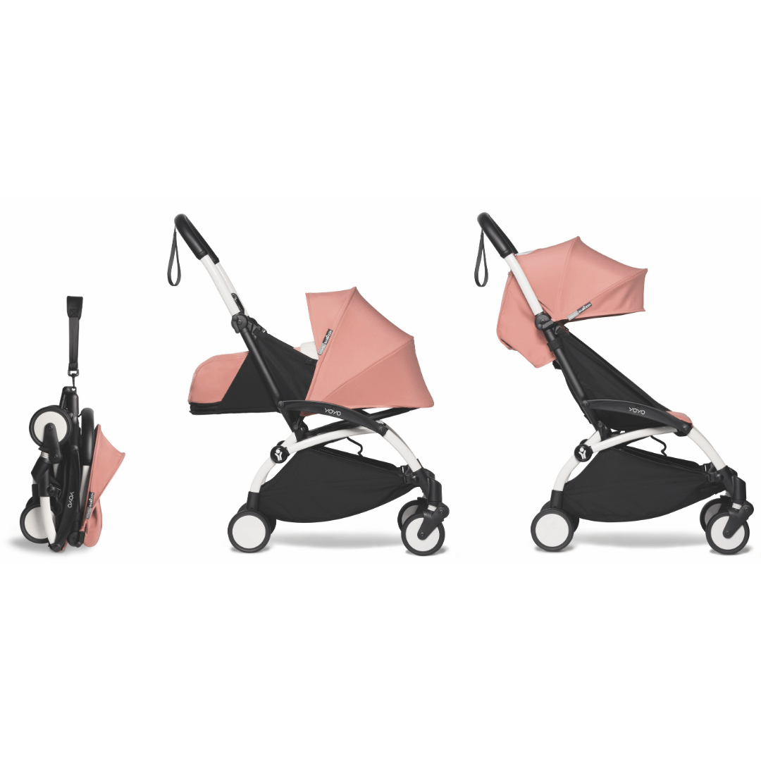 Babyzen Coche Coche YOYO2 0+ y 6+ Ginger - Frame Blanco BGiGi0+
