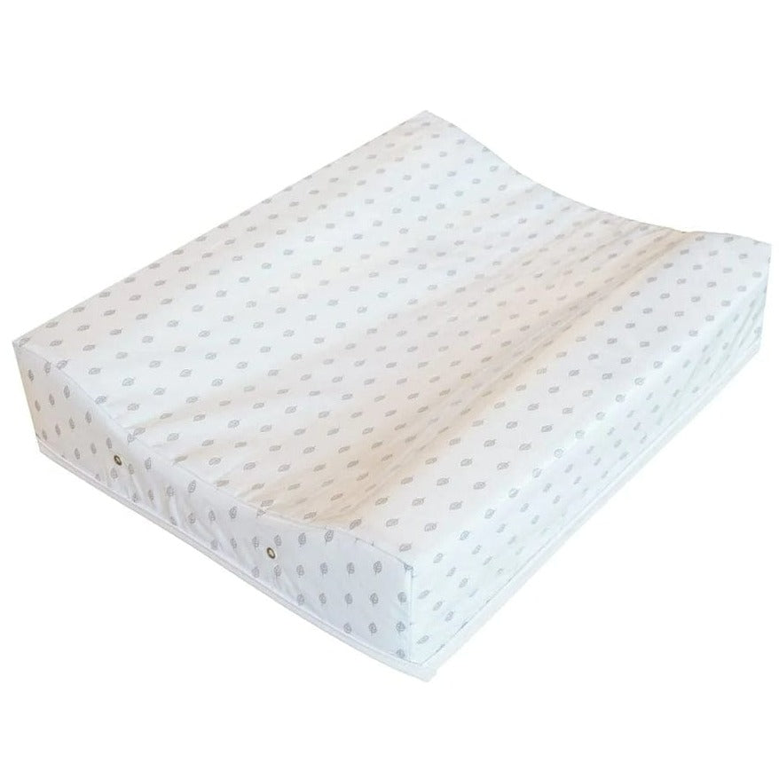 BEE-BEE mudadores Mudador Anatómico Doble Blanco Con Hojas Grises MUDA-BLANCO-HOJAGRIS