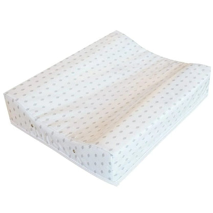 BEE-BEE mudadores Mudador Anatómico Doble Blanco Con Hojas Grises MUDA-BLANCO-HOJAGRIS