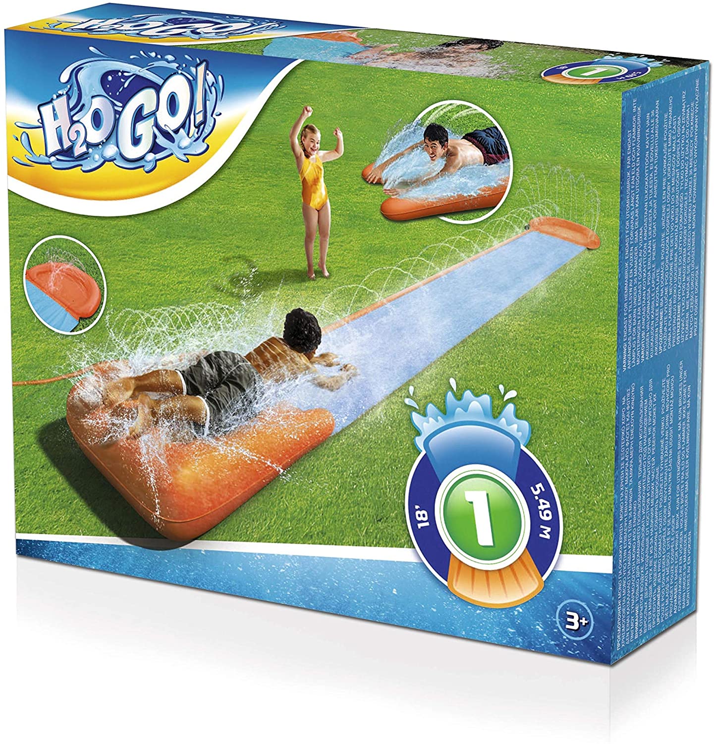 BESTWAY Juegos de Exterior Deslizador single 5.49 con rampla Bestway 52254