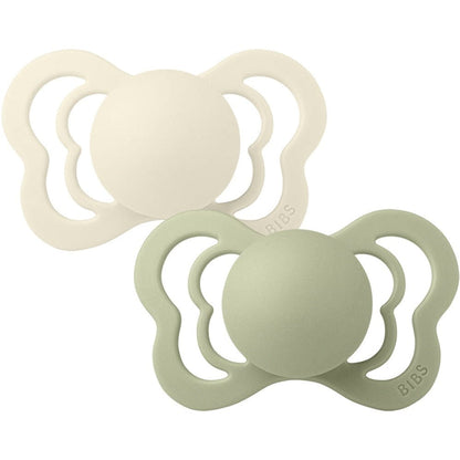 Bibs Chupete Chupete Couture x2 Talla2 Ivory / Sage 1810309