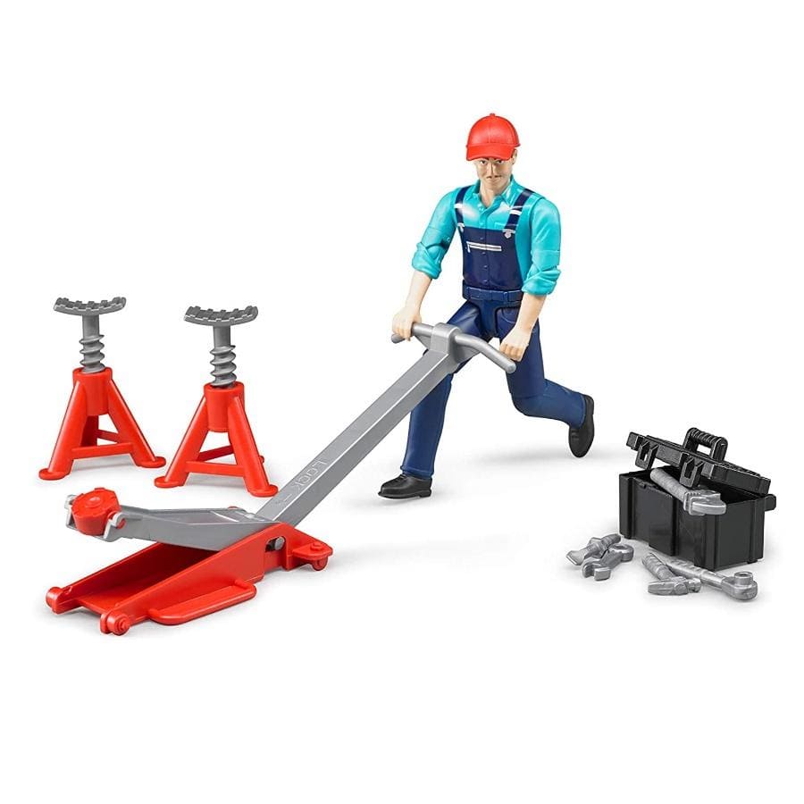 BRUDER Figuras de colección Figura hombre mecánico con accesorios - BRUDER