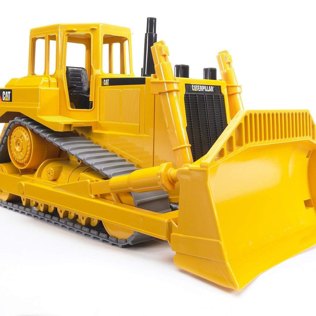 Bruder 02422 Bulldozer Caterpillar Chantier Échelle 1:16 - Véhicule Construction Avec Lame Réglable