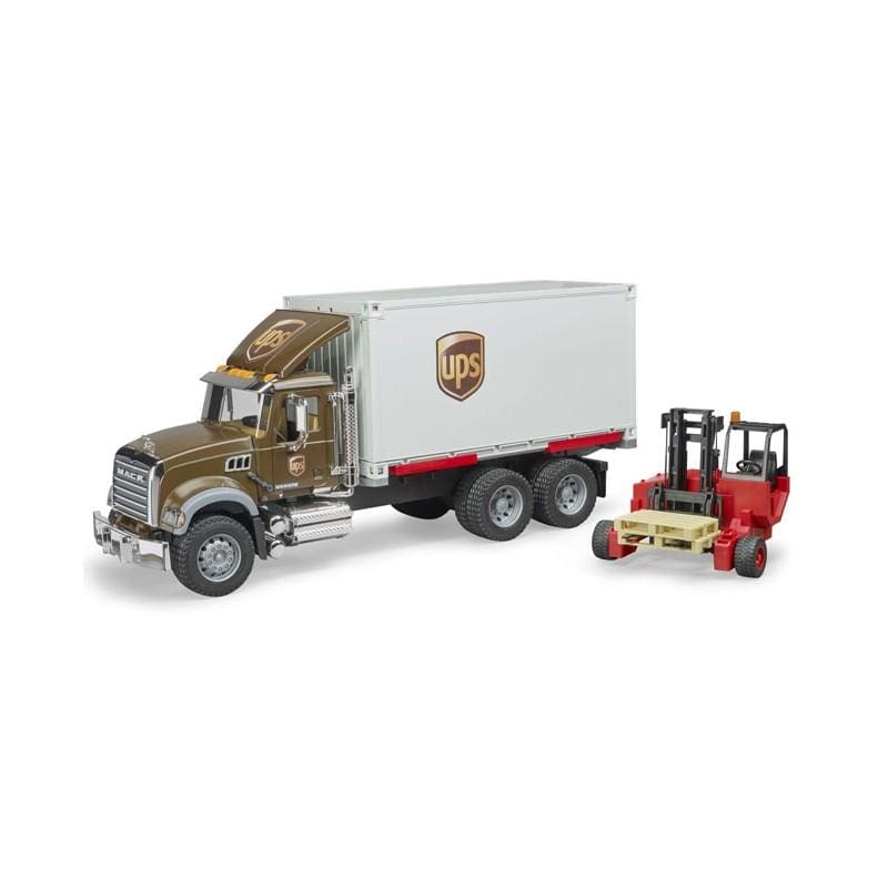 Camion MACK Granite logística UPS Escala 1:16- BRUDER Pichintun