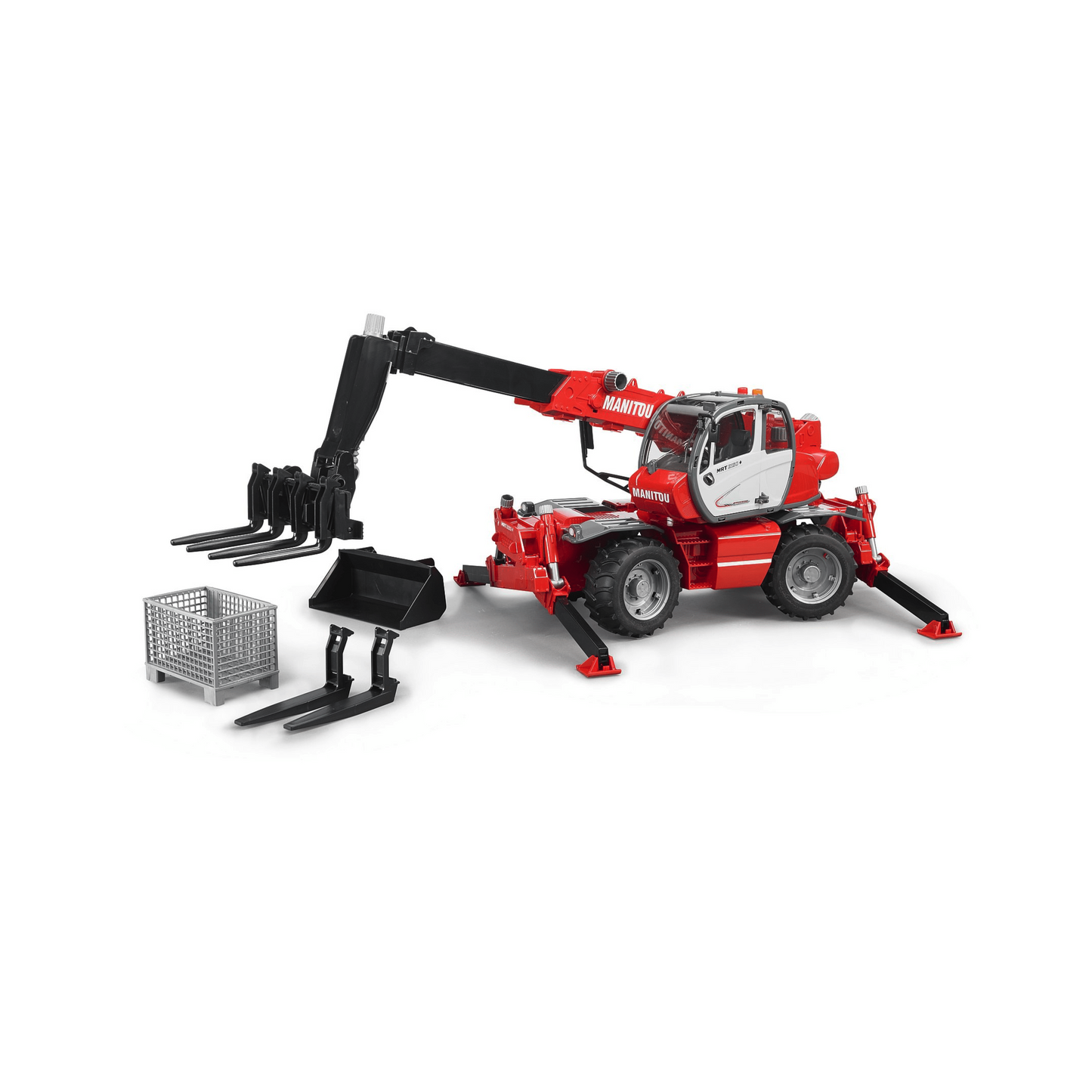 BRUDER Transportes Copia de NO TERMINADO Excavadora Manipulador Telescópico MANITOU