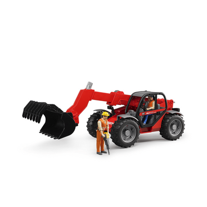 BRUDER Transportes NO TERMINADO Excavadora Manipulador Telescópico MANITOU