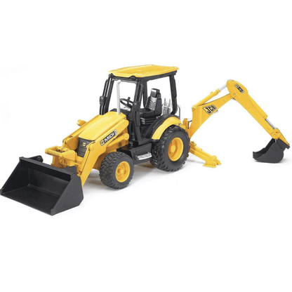 BRUDER Transportes Retroexcavadora JCB MIDI CX 02427- Escala 1:16- BRUDER BRU02427