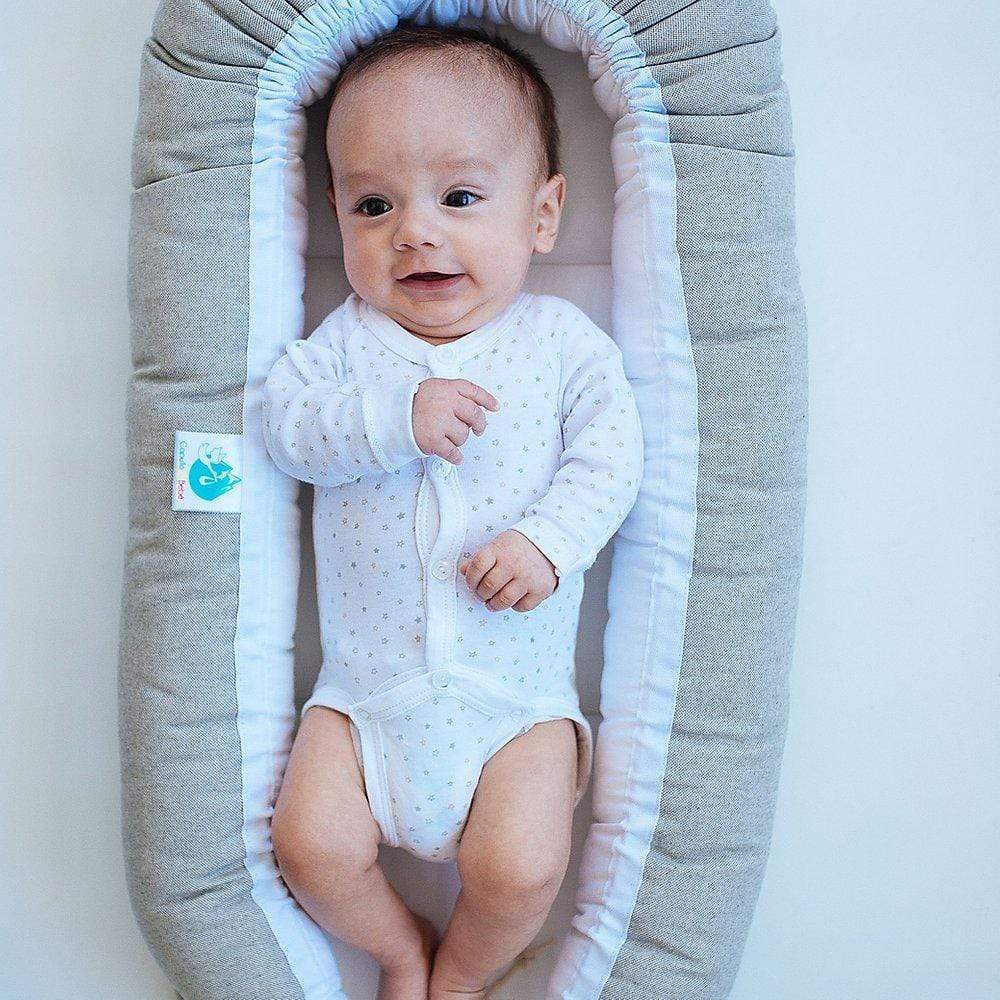 CAPULLO BEBE cunas Capullo lino Natural color Gris / Piedra CAPULLO GRIS