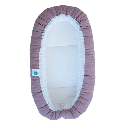 CAPULLO BEBE cunas Capullo lino Natural color Uva CAPULLO UVA