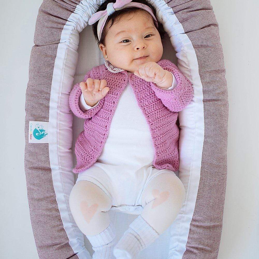 CAPULLO BEBE cunas Capullo lino Natural color Uva CAPULLO UVA
