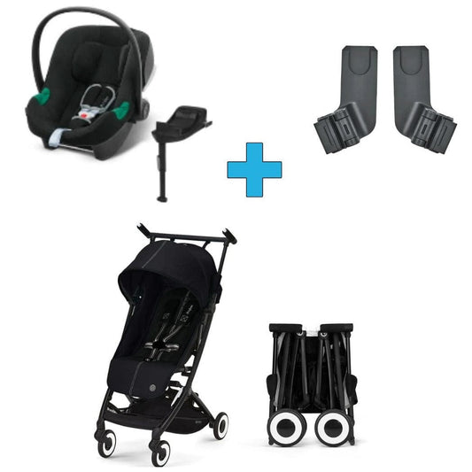 Cybex Coche Arma tu Coche de Paseo Libelle desde Recien Nacido con huevo Aton B2
