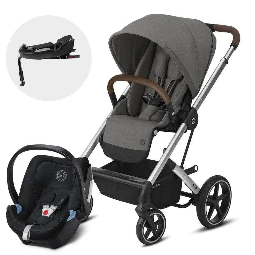 Cybex Coche Travel System Coche Balios S SLV Soho Grey + Aton 5 CBX1594065128508