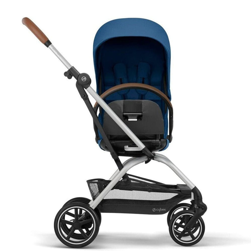 Cybex Coche Travel System Coche Eezy S Twist Plus SLV Navy Blue + Aton 5 CBX1661436730878