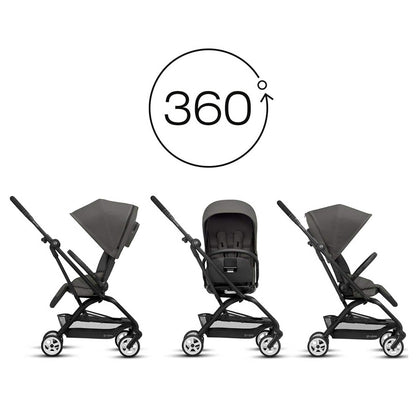 Cybex Coche Travel System Coche Eezy S Twist v2 Soho Grey + Aton + Base CBX1622575608001