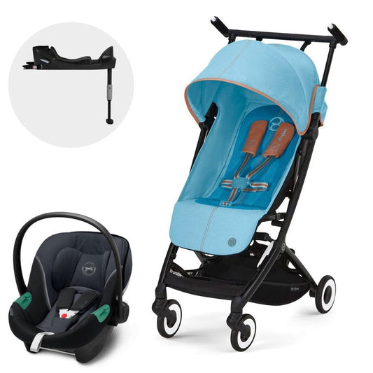 Cybex Coche Travel System Coche Libelle Beach Blue + Aton B2 + Base CBX67164180084535