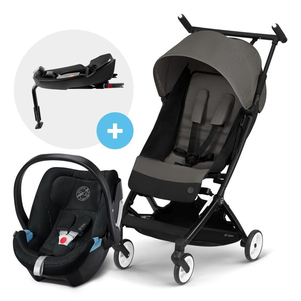 Cybex Coche Travel System Coche Libelle Grey + Aton 5 + Base CBX1611318058148