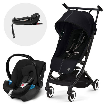 Cybex Coche Travel System Coche Libelle Moon Black + Aton + Base CBX1649696289192