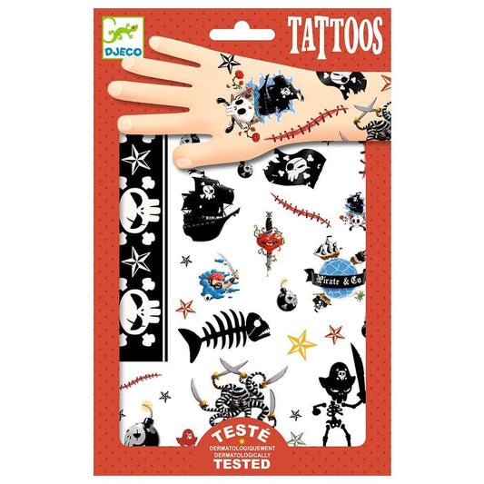 Design By Djeco Accesorios Tatuajes Temporales Piratas DJ09584