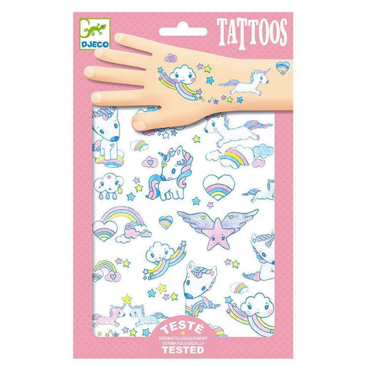 Design By Djeco Accesorios Tatuajes Temporales Unicornios DJ09575