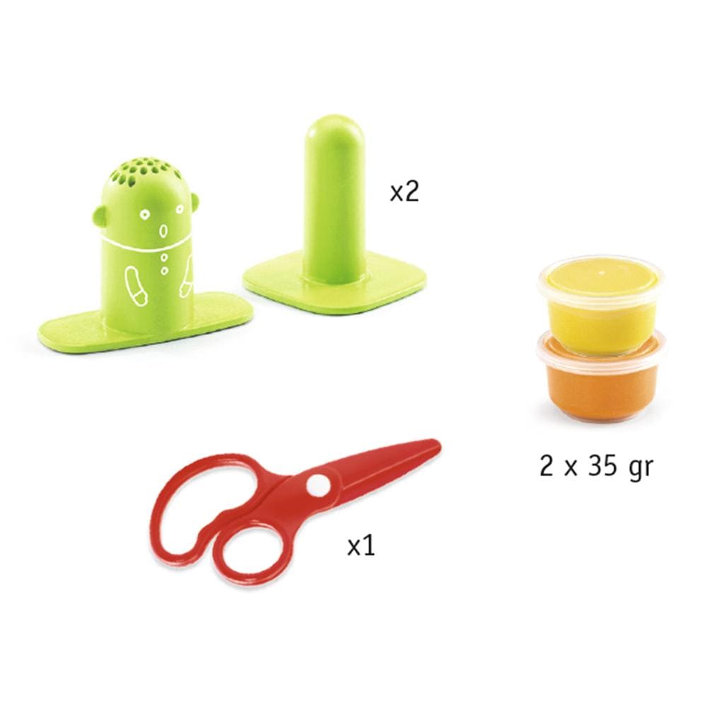 Design By Djeco Arte y Manualidades +3 Set Plasticina -  Peluquería DJ09028