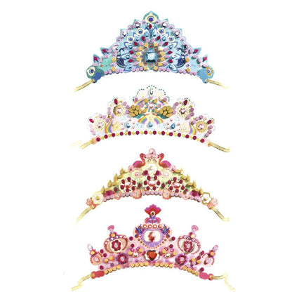 Design By Djeco Arte y Manualidades +5 Hazlo tú mismo Coronas de Mosaico - Como una Princesa DJ07901
