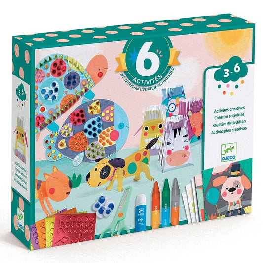 Design By Djeco Arte y Manualidades Caja Multi Actividades Animales DJ09293