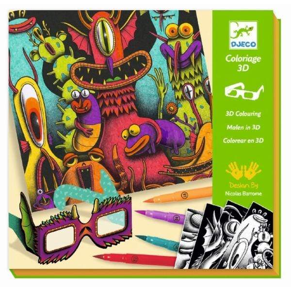 Colorea Funny Freaks 3D