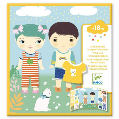 Design By Djeco Arte y Manualidades Crea tu ropa con pegatinas DJ09070