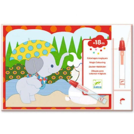 Design By Djeco Arte y Manualidades Cuaderno para colorear Hidden Outside DJ09065