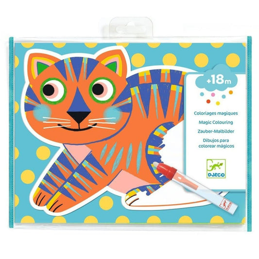 Design By Djeco Arte y Manualidades Cuaderno Para Colorear Mágico de Animalo-ma DJ09068