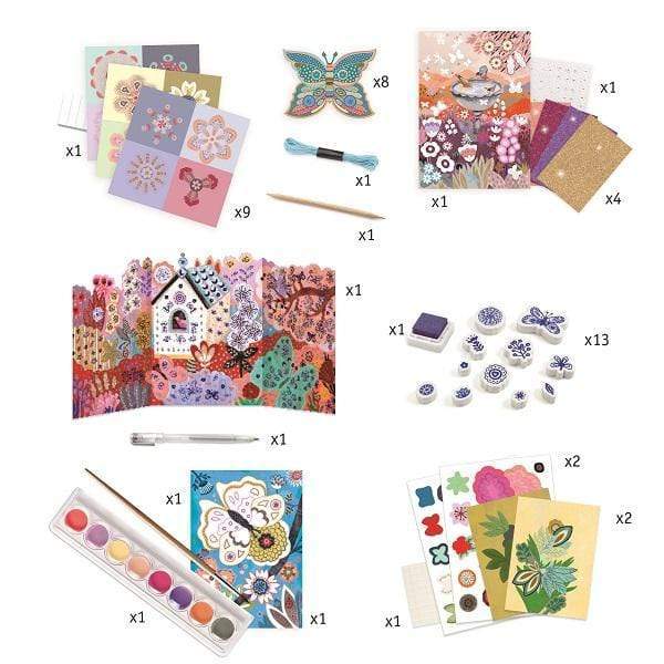 Design By Djeco Arte y Manualidades Juego de manualidades The Flower Garden DJ09330
