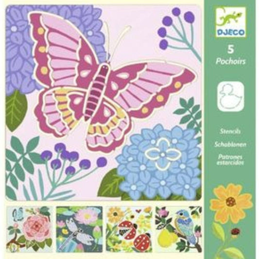 Design By Djeco Arte y Manualidades Plantillas De Dibujo Alas De Jardín DJ08816
