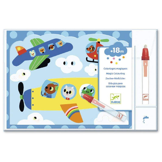 Design By Djeco Arte y Manualidades Set de Pintura Mágica -  Escondidos en el Cielo DJ09061