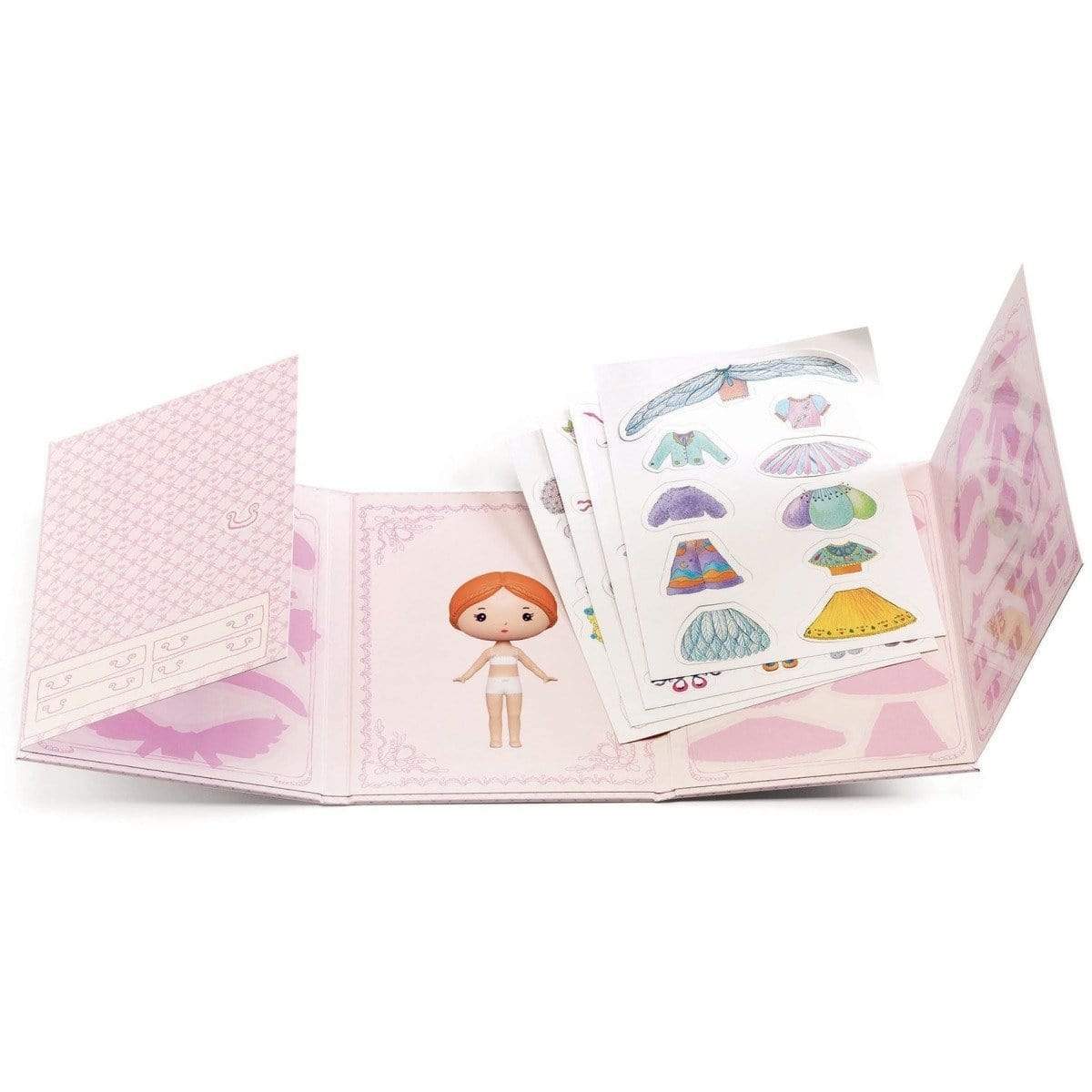 Design By Djeco Arte y Manualidades Stickers y Muñecas para vestir Tinyly - Djeco DJ06981