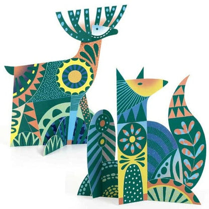 Design By Djeco Arte y Manualidades Tarjetas Para Rascar - Esculturas DJ09708