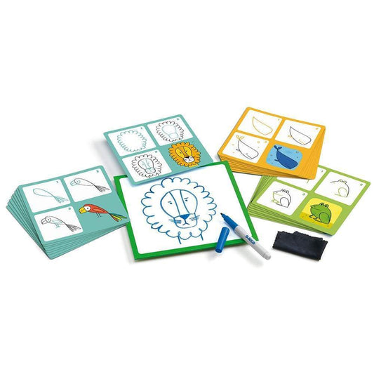 DJECO Arte y Manualidades Juego Paso a Paso Animales Eduludo DJ08319