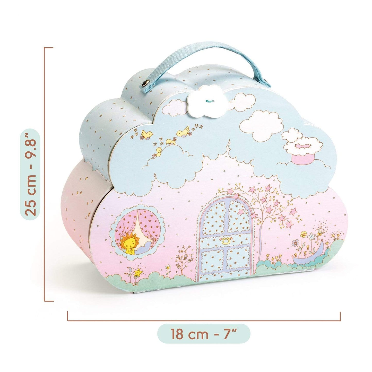 DJECO Figuras de colección Figura y casa Coleccionable Sunny & Mia Tinyly DJ06953
