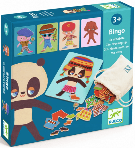 DJECO Juegos de memoria y lógica Bingo dress Up DJ08190