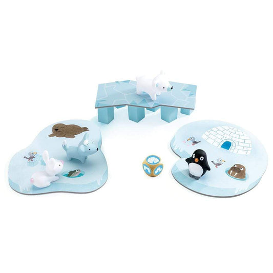 DJECO Juegos de mesa +2 Juego Hielo Little Cooperation DJ08555