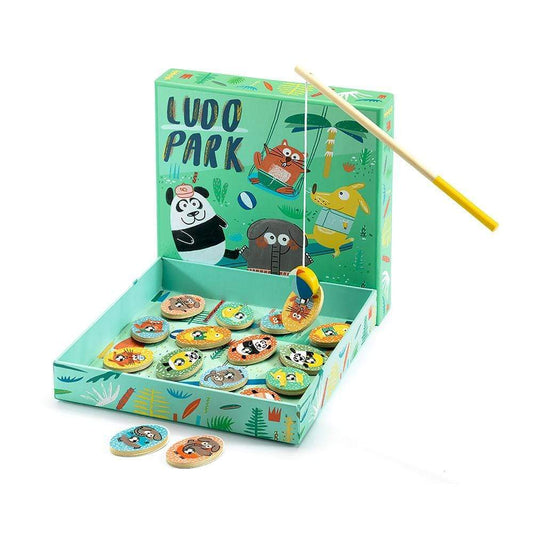 DJECO Juegos de mesa +2 Juego Ludo Park DJ01698
