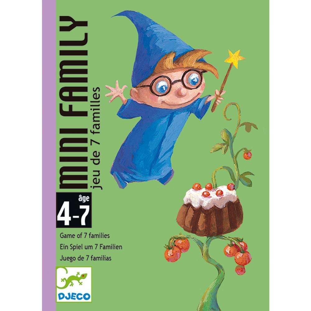 DJECO Juegos de mesa +3 Juego de Cartas Mini Family DJ05101