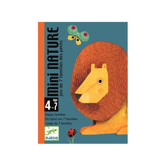 DJECO Juegos de mesa +3 Juego de Cartas Mini Nature DJ05128