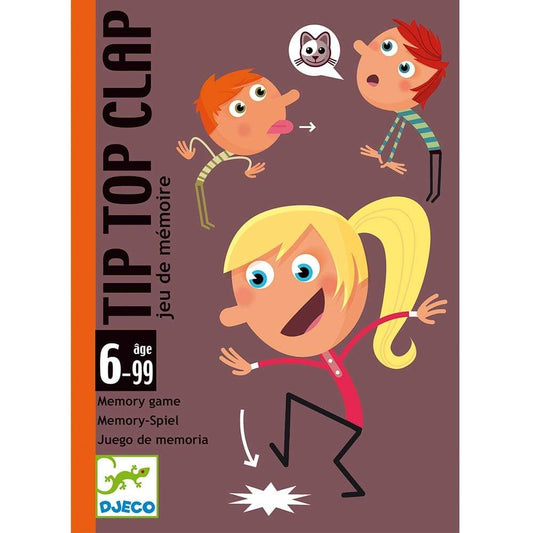 DJECO Juegos de mesa +5 Juego de Cartas Tip Top Clap dj05120