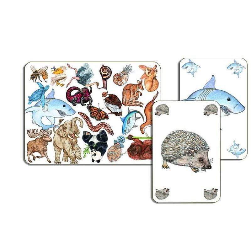 DJECO Juegos de mesa +5 Juego de Cartas Zanimatch DJ05153