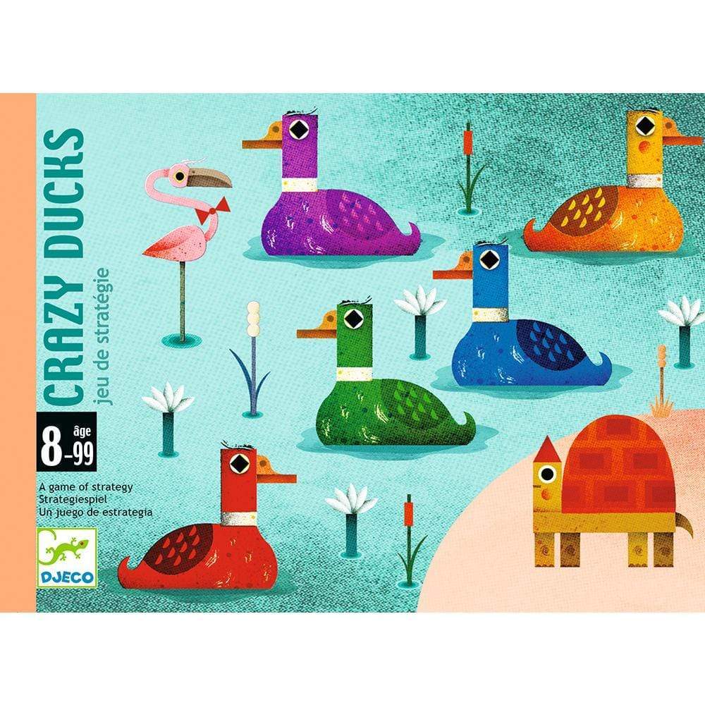 DJECO Juegos de mesa +7 Juego de Cartas Crazy Ducks DJ05181